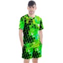 Green Disco Ball Men s Mesh Tee and Shorts Set View1