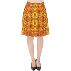 New Arrivals-b-6 Velvet High Waist Skirt by ArtworkByPatrick