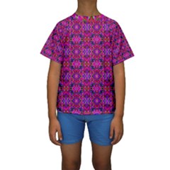 New Arrivals-b-7 Kids  Short Sleeve Swimwear by ArtworkByPatrick