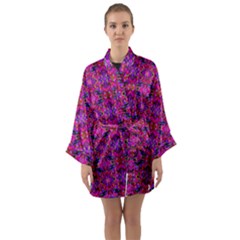 New Arrivals-b-7 Long Sleeve Satin Kimono by ArtworkByPatrick