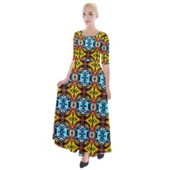 Na B 8 Half Sleeves Maxi Dress by ArtworkByPatrick