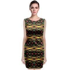 New Arrivals-b-9 Classic Sleeveless Midi Dress by ArtworkByPatrick