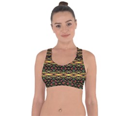 New Arrivals-b-9 Cross String Back Sports Bra by ArtworkByPatrick