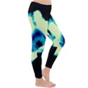 Blue and Yellow Tulip Classic Winter Leggings View3