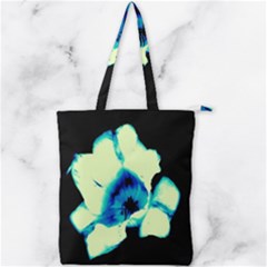 Blue And Yellow Tulip Double Zip Up Tote Bag by okhismakingart