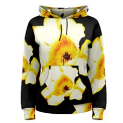 Yellow And Orange Tulip Women s Pullover Hoodie