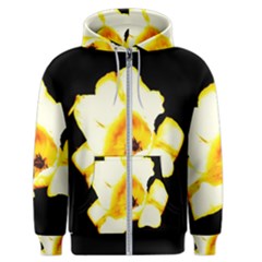 Yellow And Orange Tulip Men s Zipper Hoodie