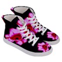 Pink and Red Tulip Women s Hi-Top Skate Sneakers View3