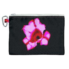 Pink And Red Tulip Canvas Cosmetic Bag (xl) by okhismakingart