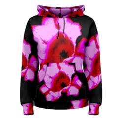 Pink And Red Tulip Women s Pullover Hoodie