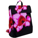 Pink and Red Tulip Flap Top Backpack View2