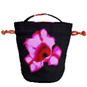 Pink and Red Tulip Drawstring Bucket Bag View2