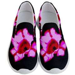 Pink And Red Tulip Men s Lightweight Slip Ons by okhismakingart