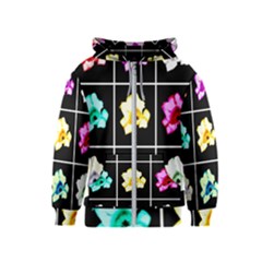 Tulip Collage Kids  Zipper Hoodie