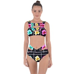 Tulip Collage Bandaged Up Bikini Set 