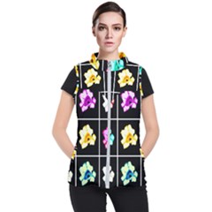 Tulip Collage Women s Puffer Vest