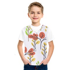 Tree Autumn Forest Landscape Kids  Sportswear by Mariart