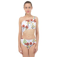 Tree Autumn Forest Landscape Spliced Up Two Piece Swimsuit