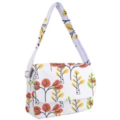 Tree Autumn Forest Landscape Courier Bag by Mariart