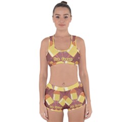 Cream Sweet Icecream Racerback Boyleg Bikini Set by Bajindul