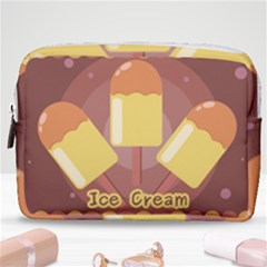 Cream Sweet Icecream Make Up Pouch (medium)