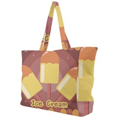 Cream Sweet Icecream Simple Shoulder Bag by Bajindul