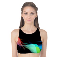 Flower 3d Colorm Design Background Tank Bikini Top