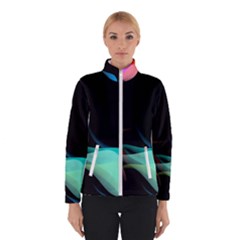 Flower 3d Colorm Design Background Winter Jacket