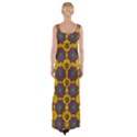 bohemian rare  fantasy flowers in the festive sun Thigh Split Maxi Dress View2