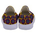 bohemian rare  fantasy flowers in the festive sun Kids  Canvas Slip Ons View4