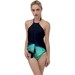 Flower 3d Colorm Design Background Go With The Flow One Piece Swimsuit by HermanTelo