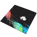 Flower 3d Colorm Design Background Wooden Puzzle Square View2