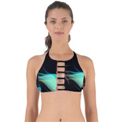 Flower 3d Colorm Design Background Perfectly Cut Out Bikini Top