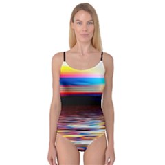 Lake Sea Water Wave Sunset Camisole Leotard 