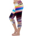 Lake Sea Water Wave Sunset Lightweight Velour Capri Yoga Leggings View2