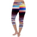 Lake Sea Water Wave Sunset Lightweight Velour Capri Yoga Leggings View4