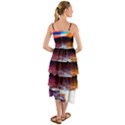 Lake Sea Water Wave Sunset Layered Bottom Dress View2