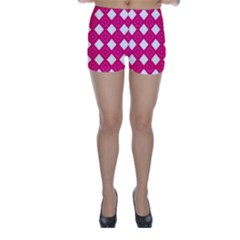 Backgrounds Pink Skinny Shorts