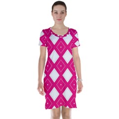 Backgrounds Pink Short Sleeve Nightdress