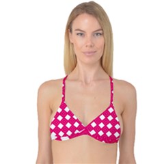 Backgrounds Pink Reversible Tri Bikini Top