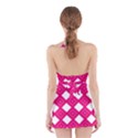 Backgrounds Pink Halter Dress Swimsuit  View2