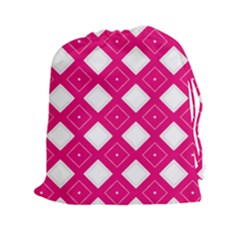 Backgrounds Pink Drawstring Pouch (xxl)