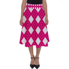 Backgrounds Pink Perfect Length Midi Skirt