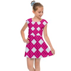 Backgrounds Pink Kids  Cap Sleeve Dress