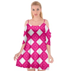 Backgrounds Pink Cutout Spaghetti Strap Chiffon Dress