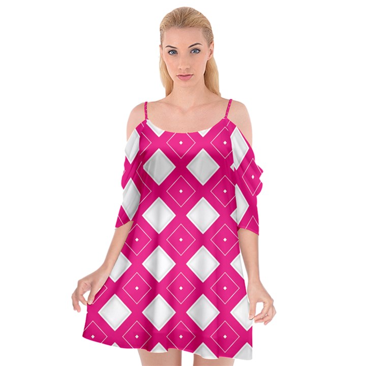 Backgrounds Pink Cutout Spaghetti Strap Chiffon Dress