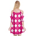 Backgrounds Pink Cutout Spaghetti Strap Chiffon Dress View2