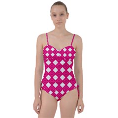 Backgrounds Pink Sweetheart Tankini Set