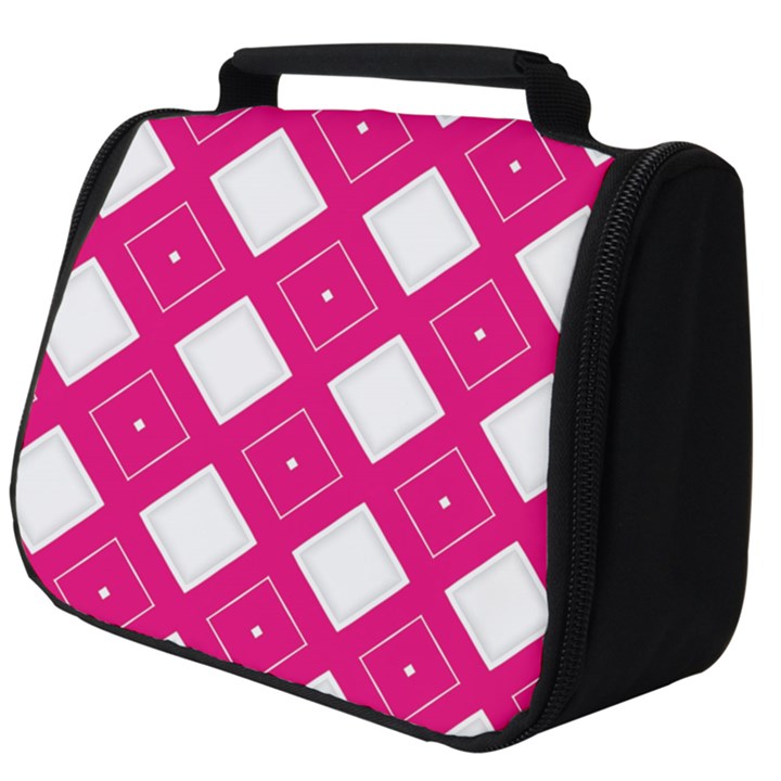 Backgrounds Pink Full Print Travel Pouch (Big)