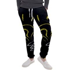 Bulb Light Idea Electricity Men s Jogger Sweatpants by HermanTelo